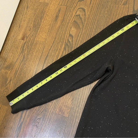 NWOT Billy Reid Mens Long Sleeve Donegal Half Zip Pullover Sweater Charcoal XL - Picture 7 of 9